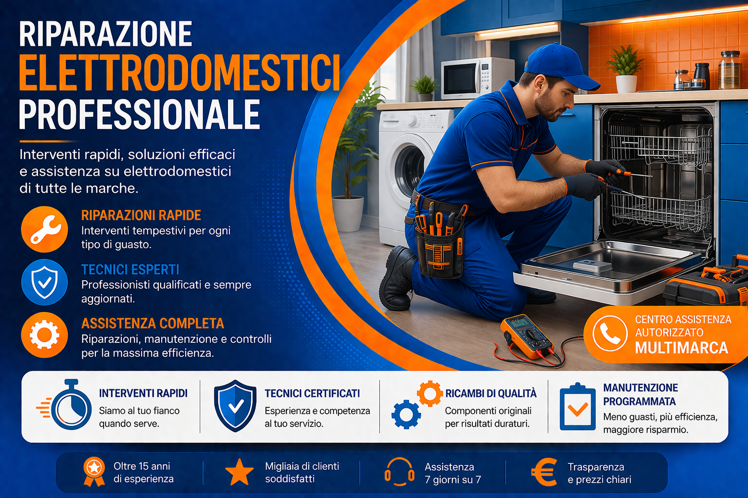 riparazione elettrodomestici e caldaie indesit bologna